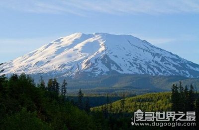 ​美国最危险的活火山，圣海伦斯火山(曾将山头削去300米)