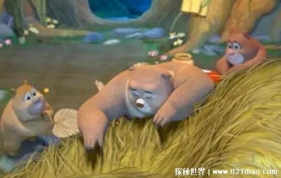 ​熊二妈妈死的图片，为了保护熊大熊二独自引开猎人惨遭杀害