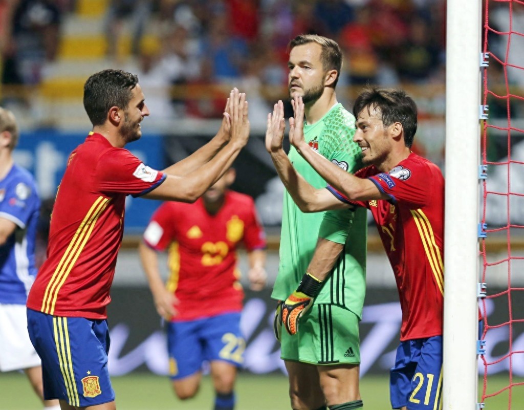 2018世界杯预选赛－－西班牙大胜列支敦士登