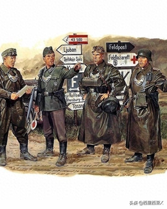 二战德国战地宪兵――俗称链狗！可看出其可怕之处