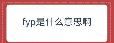 ​fyp抖音上是什么道理，道理是为你推举_加上这个标签更轻易抢手