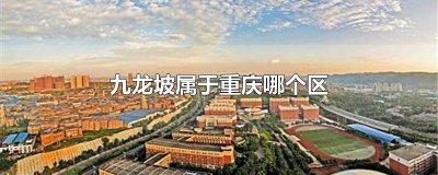 ​九龙坡属于重庆哪个区