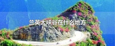 ​兰英大峡谷在什么地方