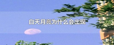 ​白天月亮为什么会出现