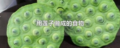 ​莲子是什么做的 莲子可以做成什么美食