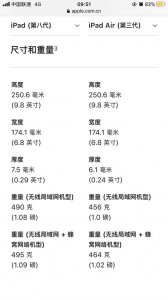 ​ipad8参数中关村(苹果平板ipad8参数配置价格)