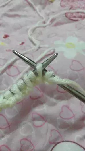 双元宝小围巾的编织（双元宝针编织围巾）(26)