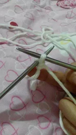双元宝小围巾的编织（双元宝针编织围巾）(9)