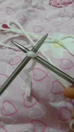 双元宝小围巾的编织（双元宝针编织围巾）(7)