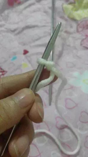 双元宝小围巾的编织（双元宝针编织围巾）(6)