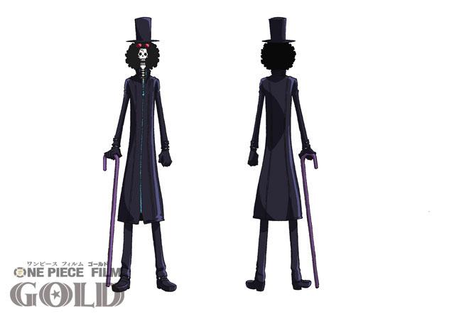 海贼王罗宾索隆手绘图（海贼王剧场版GOLD设计图公开）(4)