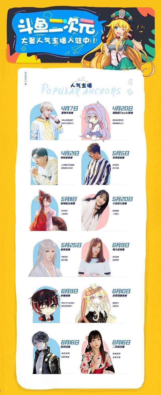 三无marblue正式签约斗鱼,全网最强二次元唱将齐聚一堂!