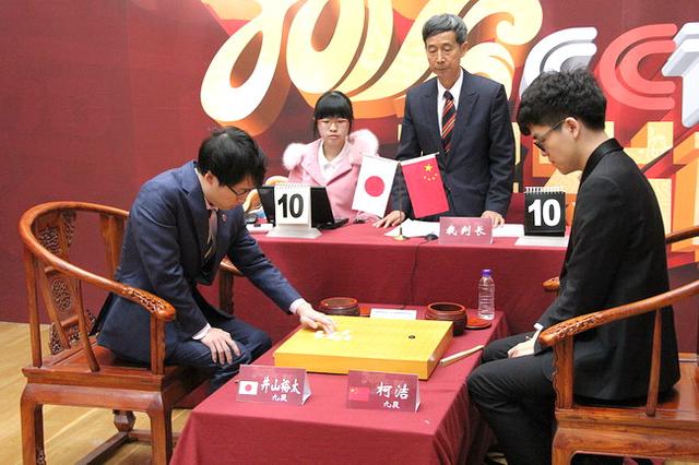 柯洁十二连胜含金量（贺岁杯决赛柯洁再战井山）(5)