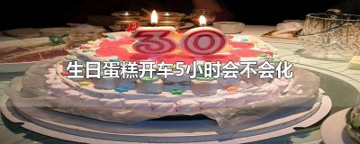 ​生日蛋糕开车5小时会不会化
