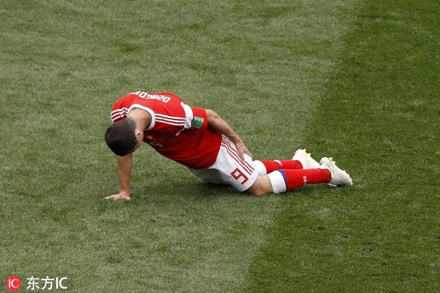 东道主俄罗斯5-0大胜沙特 创世界杯历史揭幕战最大分差
