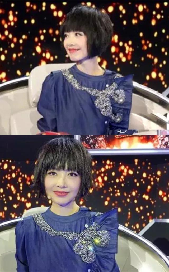 鲁豫新发型神似郭碧婷，发际线高原来要留这种刘海！