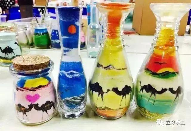 水晶沙画瓶画法（把沙子玩出新高度）(19)