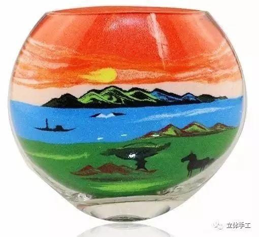 水晶沙画瓶画法（把沙子玩出新高度）(14)