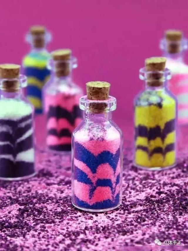 水晶沙画瓶画法（把沙子玩出新高度）(7)