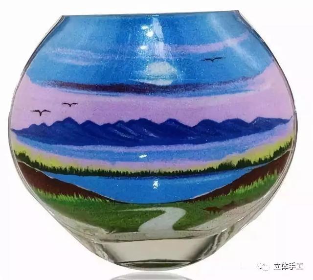 水晶沙画瓶画法（把沙子玩出新高度）(15)