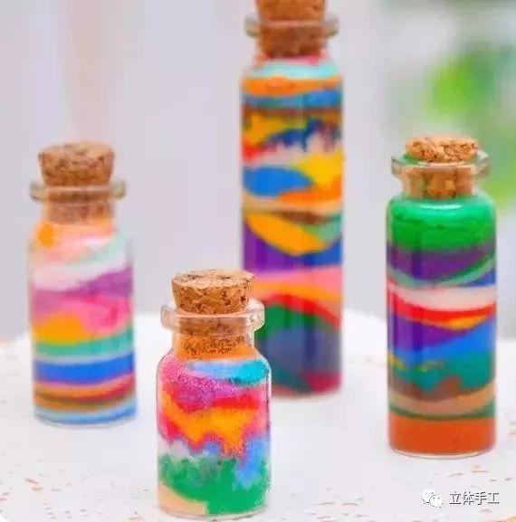 水晶沙画瓶画法（把沙子玩出新高度）(2)