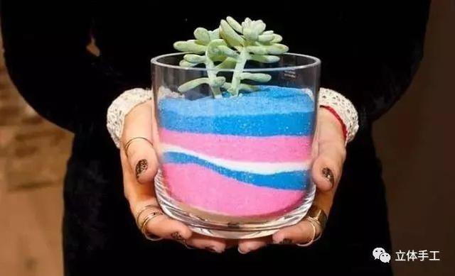 水晶沙画瓶画法（把沙子玩出新高度）(9)