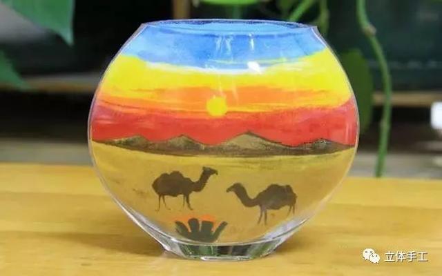 水晶沙画瓶画法（把沙子玩出新高度）(20)