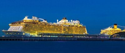 ​世界上最大的邮轮，比航空母舰还要大，能容纳近万人！