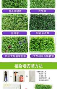 ​仿真绿化墙植物墙(杭州仿真植物批发市场)