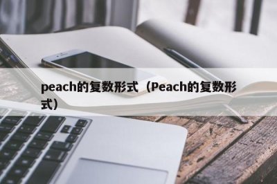 ​peach的复数形式（Peach的复数形式）