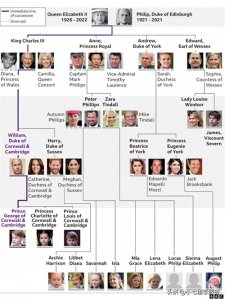 ​英国王位的23个继承人揭秘