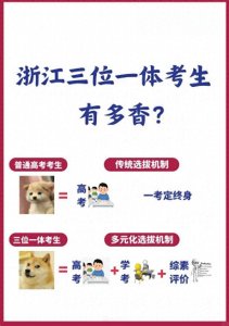 ​别硬磕高考啦！浙江考生看过来：三位一体招生揭秘