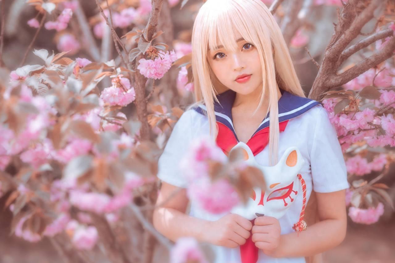 Cos美图：我家有个狐仙大人天狐空幻，气质清新魅力十足的小姐姐